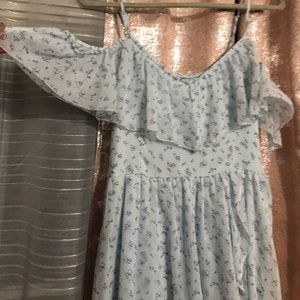 Abercrombie and Fitch - Off Shoulder High Low Dress - Medium